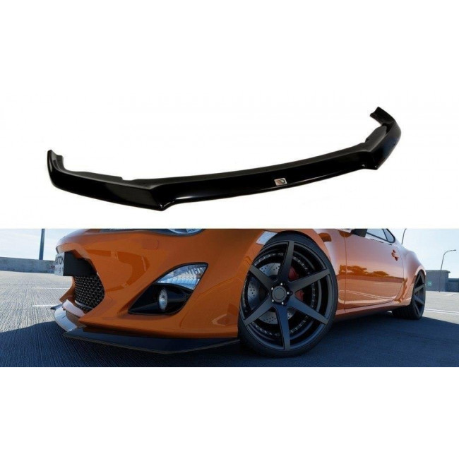Spoiler / Χειλάκι εμπρός προφυλακτήρα Maxton Design Toyota GT86 Μαύρο Γυαλιστερό - (TO-GT86-1-FD1G)