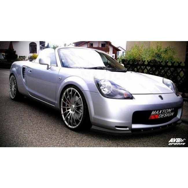 Spoiler / Χειλάκι εμπρός προφυλακτήρα Maxton Design Toyota MR2 MK3 - Μαύρο Γυαλιστερό - (TO-MR2-3-FD1G)