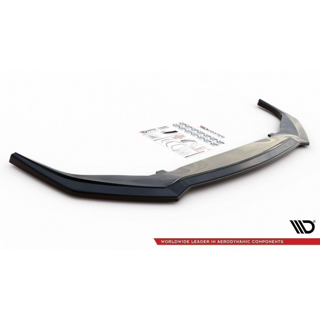Spoiler / Χειλάκι Εμπρός Προφυλακτήρα V.1 Toyota GR Yaris Mk4 - Μαύρο Γυαλιστερό - (TO-YA-4-GR4-FD1G)