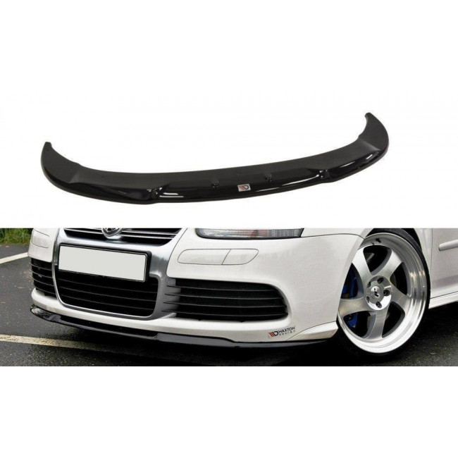 Spoiler / Χειλάκι εμπρός προφυλακτήρα Maxton Design VW GOLF V R32 CUPRA Μαύρο Σαγρέ - (VW-GO-5-R32-CUPRA-FD1T)