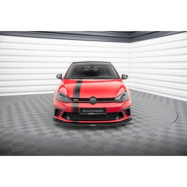 Spoiler / Χειλάκι εμπρός προφυλακτήρα Racing Durability Maxton Design VW GOLF VII GTI CLUBSPORT - (VW-GO-7-GTI-CS-CNC-FD1A)