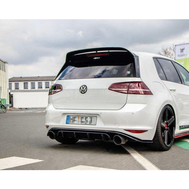 Διαχύτης Maxton Design VW GOLF Mk7 GTI CLUBSPORT Μαύρο Γυαλιστερό - (VW-GO-7-GTI-CS-RS1G)