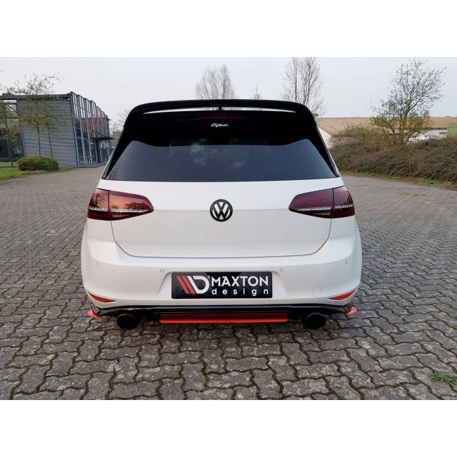 Πλαϊνά πίσω spoiler Maxton Design VW Golf Mk7 GTI CLUBSPORT look carbon - (VW-GO-7-GTI-CS-RSD1C)