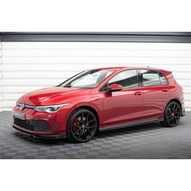 Μασπιέ  Maxton Design V.2 Volkswagen Golf 8 GTI / GTI Clubsport - Μαύρο Γυαλιστερό - (VW-GO-8-GTI-SD2G+SF)