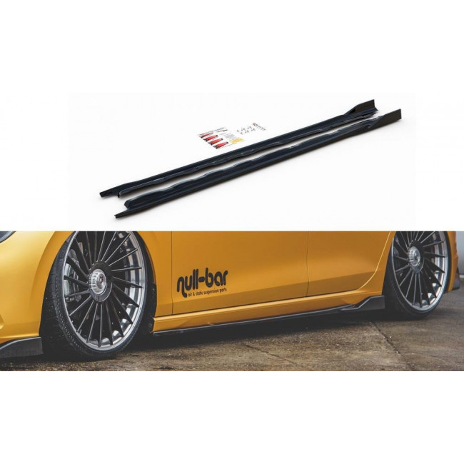 Πρόσθετα Πλαϊνά Μαρσπιέ Maxton Design VW Golf 8 μαύρο σαγρέ - (VW-GO-8-SD2T)