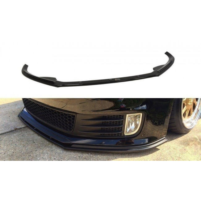 Spoiler / Χειλάκι εμπρός προφυλακτήρα Maxton Design VW JETTA VI GLI Μαύρο Σαγρέ - (VW-JE-6-GLI-FD1T)