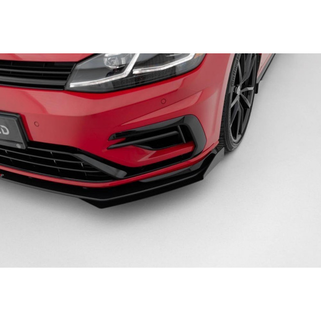 Φτεράκια προφυλακτήρα Maxton Design Volkswagen Golf 7 R / R-Line Facelift - Μαύρο Γυαλιστερό - (VWGO7FRCNC-FSF1G)