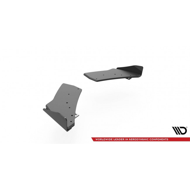 Street Pro Πίσω πλαινό σπόιλερ + Φτεράκια προφυλακτήρα Maxton Design Volkswagen Golf R Mk7 - (VWGO7RCNC-RSD1B+RSF1G)