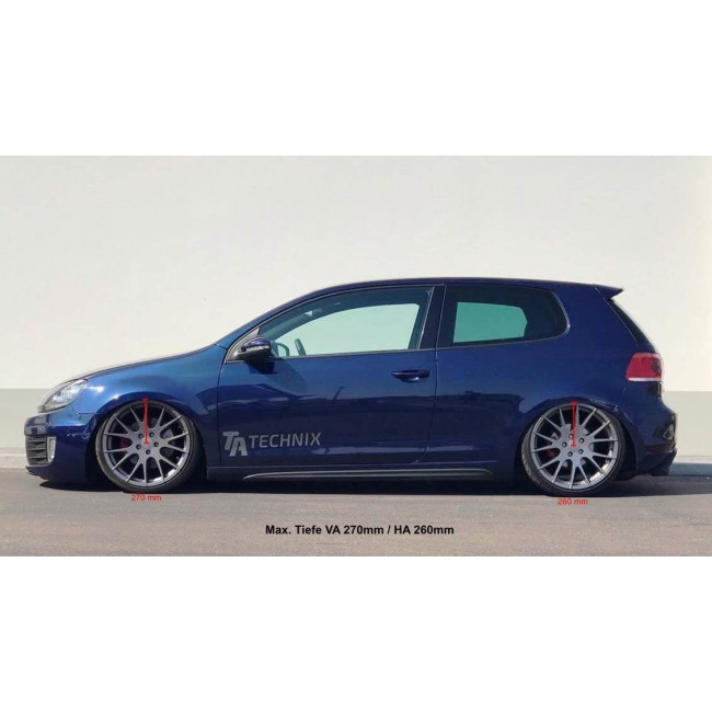 Ρυθμιζόμενη Ανάρτηση Καθ Ύψος (Deep Version) TA Technix Audi A3 (8P)/ Seat  Leon (1P) / Skoda Octavia (1Z) / VW Golf 5 & 6 - 4 Tμχ. - (X-GWVW13)