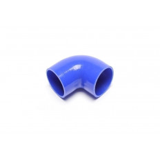 Κολάρο σιλικόνης μπλε 90° Γωνία 125mm, O80mm - (09B4015)