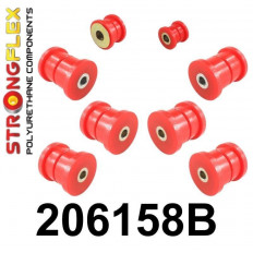Πίσω Κιτ Σινεμπλόκ Πολυουρεθάνης Strongflex Suzuki Ignis I (00-05),II (04-08),Opel / Vauxhall Agila A (00-08) - 80Sha - 8 Τεμ. - (206158B)