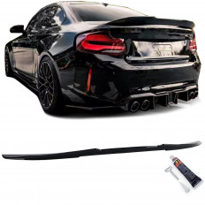 Αεροτομή / Spoiler BMW Σειρά 2 (F22) Coupe - (2013-2022) - Μαύρο Γυαλιστερό - (42045SET)