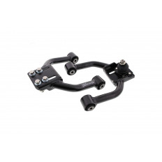 HARDRACE Ρυθμιζόμενα Άνω Ψαλίδια Εμπρός Camber Honda Civic EK – Σετ 2τμχ Μαύρα με Ενισχυμένα Σινεμπλόκ – 6204-ED