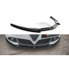 Spoiler / Χειλάκι εμπρός προφυλακτήρα V.1 Alfa Romeo Giulietta Facelift - Carbon Look - (AL-GU-1F-FD1C)