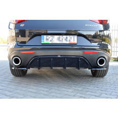 Διαχύτης πίσω Maxton Design ALfa Romeo Stelvio - Mαύρο Σαγρέ - (AL-ST-1-RS1T)