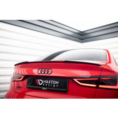 Αεροτομή / Spoiler Cap Maxton Design Audi A3 (8V) - Sedan - Μαύρο Γυαλιστερό - Au-A3-8V-S-CAP1G