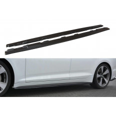 Μαρσπιέ Maxton Design Audi S5 / A5 S-Line F5 Sportback μαύρο γυαλιστερό - (AU-A5-2-SLINE-SB-SD1G)