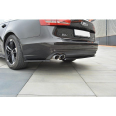 Πλαϊνά πίσω spoiler Maxton Design Audi A6 C7 Avant μαύρο γυαλιστερό - (AU-A6-C7-AV-RSD1G)