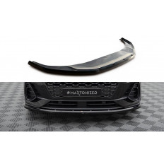 Χειλάκι / Spoiler προφυλακτήρα Mαύρο Γυαλιστερό Maxton Desing Audi Q3 Sportback F3 (2019 -) - (AU-Q3-2-SB-FD1G)