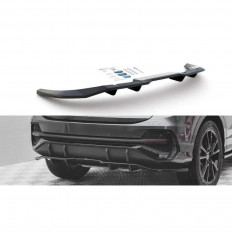 Splitter / Διαχύτης πίσω προφυλακτήρα Maxton Design (με κάθετες μπάρες) Audi Q3 Sportback S-Line - Carbon Look - (AU-Q3-2-SLINE-SB-RD1C+RD2C)