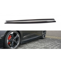 Πρόσθετα Πλαϊνά Μαρσπιέ Maxton Design Audi RS3 8V FL Sportback μαύρο γυαλιστερό - (AU-RS3-8VF-SD1G)