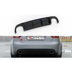 Splitter / Διαχύτης Πίσω Προφυλακτήρα Maxton Design Audi RS4 - Sedan (B7) - Μαύρο Γυαλιστερό - (AU-RS4-B7-RS1G)