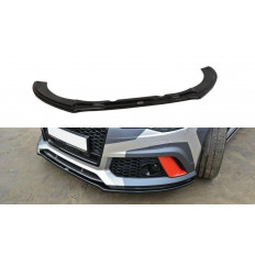 Spoiler / Χειλάκι εμπρός προφυλακτήρα Maxton Design Audi RS6 C7 / C7 FL Carbon Look - (AU-RS6-C7-FD1C)