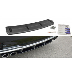Splitter / Διαχύτης πίσω προφυλακτήρα Maxton Design Audi S3 8V FL Hatchback / Sportback / Sedan Μαύρο Σαγρέ - (AU-S3-3F-S-RD1T)
