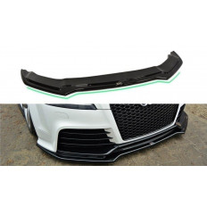 Spoiler / Χειλάκι εμπρός προφυλακτήρα Maxton Design Audi TT RS 8J look carbon - (AU-TT-2-RS-FD2C)