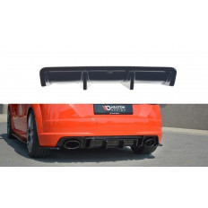 Splitter / Διαχύτης πίσω προφυλακτήρα Maxton Design Audi TT RS 8S μαύρο γυαλιστερό - (AU-TT-3-RS-RS1G)