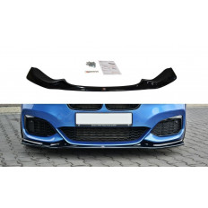 Spoiler / Χειλάκι εμπρός προφυλακτήρα Maxton Design BMW 1 F20/F21 M-Power Carbon Look - (BM-1-F20F-M-FD3C)