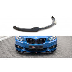 Spoiler / Χειλάκι εμπρός προφυλακτήρα Maxton Design BMW 2 M-PACK F22 Μαύρο Γυαλιστερό - (BM-2-22-MPACK-FD1G)