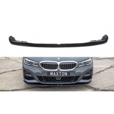 Spoiler / Χειλάκι εμπρός προφυλακτήρα Maxton Design BMW 3 G20 M-pack look carbon - (BM-3-20-MPACK-FD3C)