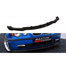 Spoiler / Χειλάκι εμπρός προφυλακτήρα Maxton Design BMW Σειρά 3 E46 COMPACT μαύρο γυαλιστερο - Μαύρο Γυαλιστερό - (BM-3-46-CT-FD1G)