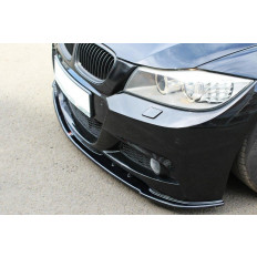 Spoiler / Χειλάκι εμπρός προφυλακτήρα Maxton Design BMW 3 E91 M-PACK FACELIFT Μαύρο Σαγρέ - (BM-3-91F-MPACK-FD1T)