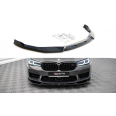 Spoiler - Χειλάκι εμπρός προφυλακτήρα Maxton Design BMW F90 (M5) Facelift - Mαύρο Γυαλιστερό - (BM-5-90F-M-FD1G)