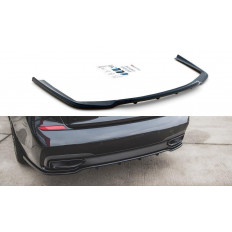 Splitter / Διαχύτης Πίσω Προφυλακτήρα Maxton Design (με Κάθετες Μπάρες) for BMW 7 M-Pack G11 - Μαύρο Γυαλιστερό - (BM-7-11-MPACK-RD2G+RD3G)