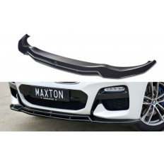 Spoiler / Χειλάκι εμπρός προφυλακτήρα Maxton Design BMW X3 G01 M-PACK Μαύρο Σαγρέ - (BM-X3-01-MPACK-FD1T+FD1RT)