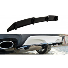 Splitter / Διαχύτης πίσω προφυλακτήρα Maxton Design for BMW X4 M-PACK (με a vertical bar) - (BM-X4-26-MPACK-RD1+RD2C)