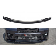 Spoiler / Χειλάκι εμπρός προφυλακτήρα Maxton Design BMW X50 E70 Facelift M-pack μαύρο γυαλιστερό - (BM-X5-70F-MPACK-FD1+FD1RG)