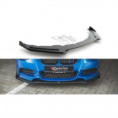 Racing Durability Spoiler / Χειλάκι εμπρός προφυλακτήρα + Φτεράκια προφυλακτήρα Maxton Design BMW M135i F20 - (BM1F20MCNC-FD1B+FSF1G)
