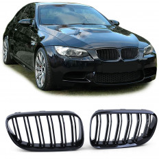 Μάσκες / Καρδιές Εμπρός BMW Σειρά 3 E92 Coupe E93 Cabrio Facelift (2010-2013) M-LOOK Μαύρο Γυαλιστερό - (BME92940)