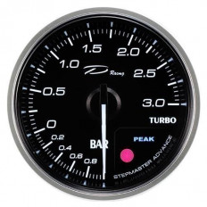 Όργανο Μπαρόμετρο Depo 60mm 3bar λευκός φωτισμός - (DEP-DX6001B-WP)