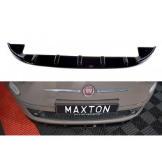 Spoiler / Χειλάκι εμπρός προφυλακτήρα Maxton Design FIAT 500 HATCHBACK PREFACE look carbon - (FI-500-FD1C)