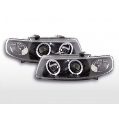 Φανάρια Angel Eyes Εμπρός Seat Leon (1999-2004) - Μαύρα - 2 Τεμ.