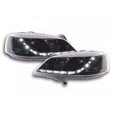Φώτα Ημέρας Μπροστινά Φανάρια LED daytime running lights Opel Astra G (1998 - 2003) Μαύρο