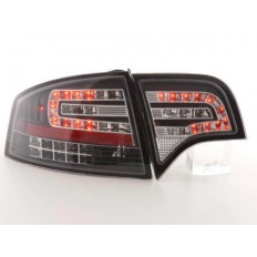 Πίσω Φανάρια LED Audi A4 Sedan 8E Μαύρο - 2 Τμχ.