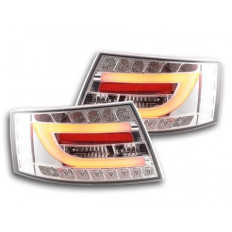 Πίσω Φανάρια LED Audi A6 Limo 4F Χρώμιο - 2 Τμχ.