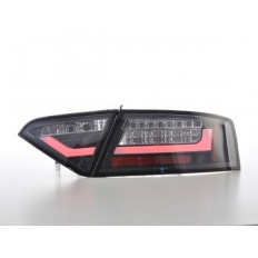 Πίσω Φανάρια LED Audi A5 (8T) Coupe / Sportback - Μαύρο - 2 Τμχ.