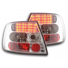 Πίσω Φανάρια LED Audi A4 Sedan B5 S4 / TDI Χρώμιο - 2 Τμχ.